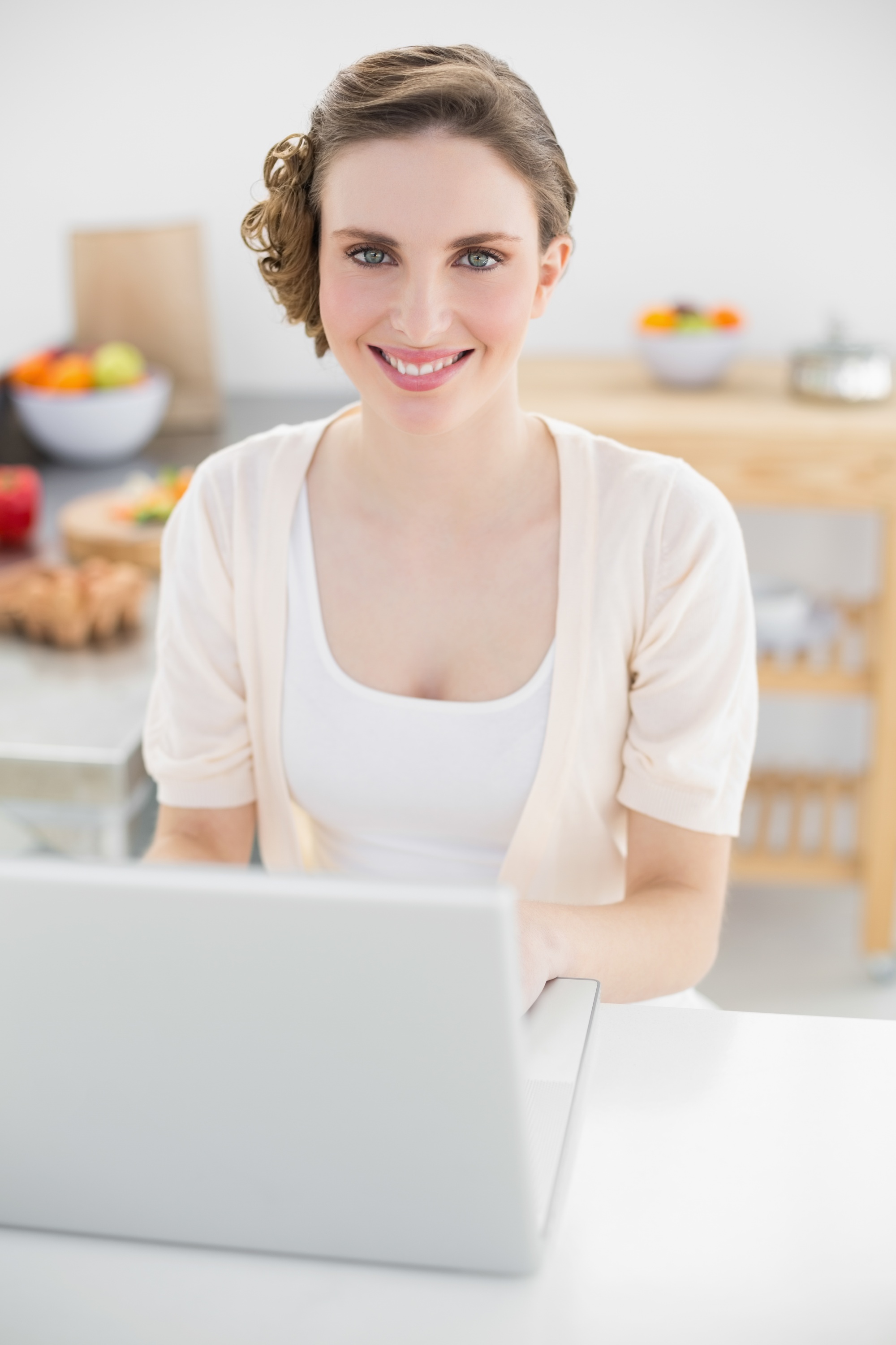 Instructor smiling on video call